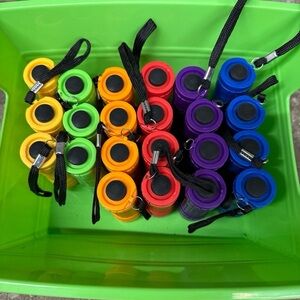 Classroom Colorful Mini Flashlights with Straps